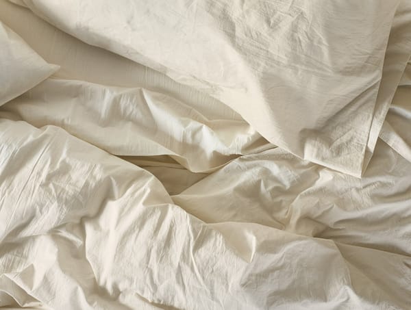 Organic Crinkled Percale™ Sheets | Undyed