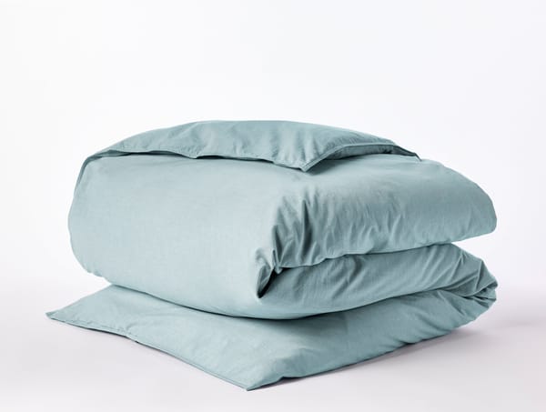 Organic Crinkled Percale™ Duvet Cover - Image 13