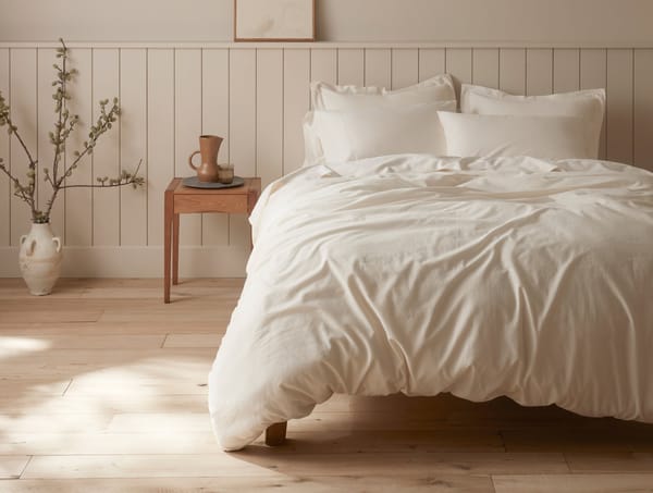 Cloud Soft Organic Sateen Duvet Cover | Undyed