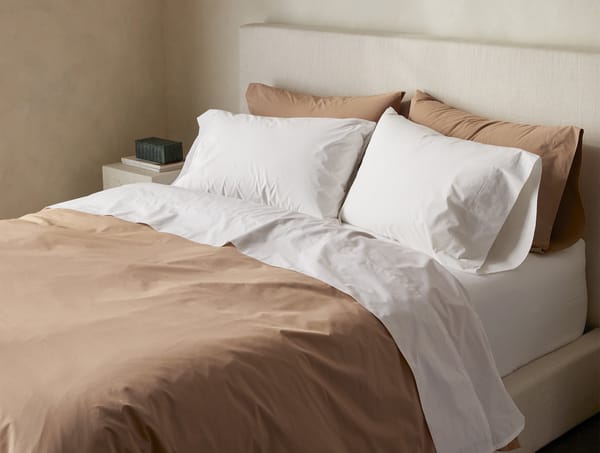 300 Thread Count Organic Percale Sheet Set - Coyuchi | Undyed