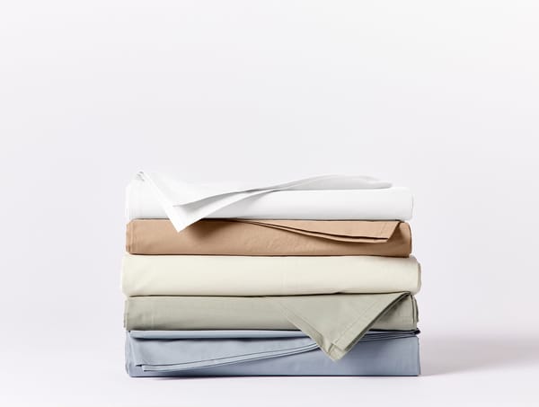 300 Thread Count Organic Percale Sheet Set - Coyuchi | Undyed