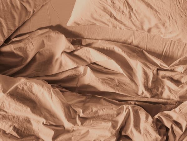 Organic Crinkled Percale™ Sheet Set - Coyuchi | Ginger