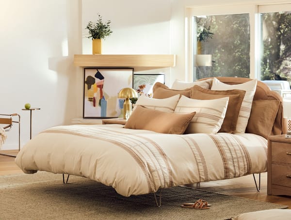 Organic Relaxed Linen Lumbar Pillow Cover | Doe