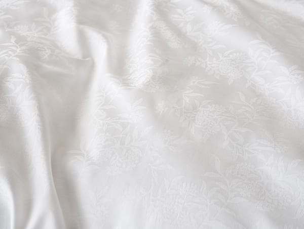 Heirloom Organic Jacquard Sham - Coyuchi | Alpine White