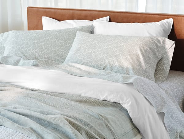 Organic Print Percale Sheet Set - Coyuchi | Dew Robles