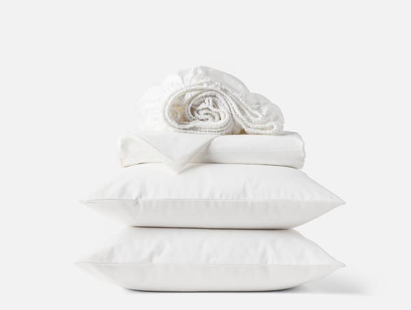 Heirloom Organic Sateen Sheet Set - Coyuchi | Alpine White