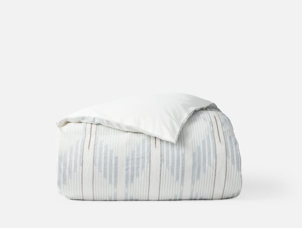 Morelia Organic Duvet Cover - Coyuchi | Wave