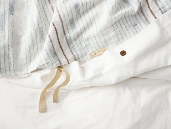 Morelia Organic Duvet Cover - Coyuchi | Wave