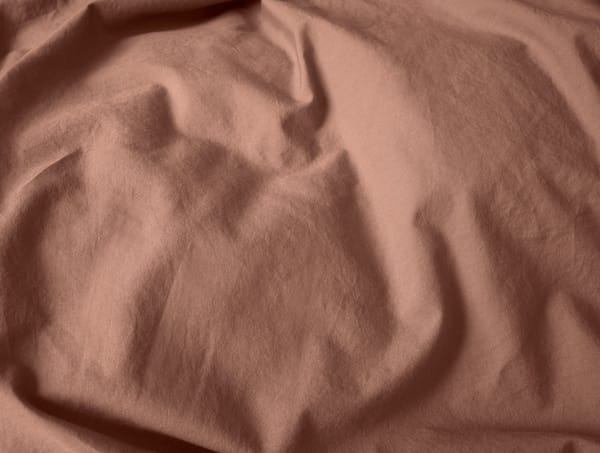 Organic Crinkled Percale™ Duvet Cover - Coyuchi | Praline
