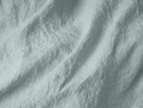 Organic Relaxed Linen Duvet Cover - Coyuchi | Pacific Blue Chambray