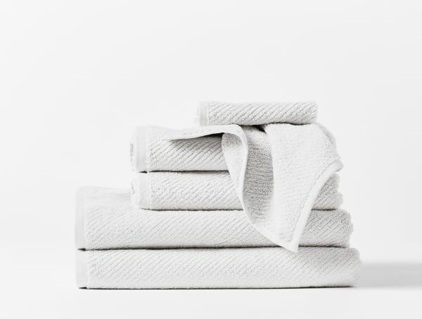 Air Weight® Organic Towels | Alpine White