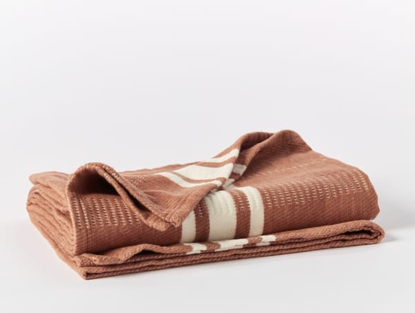 Cirrus Supersoft Organic Cotton Throw | Spice