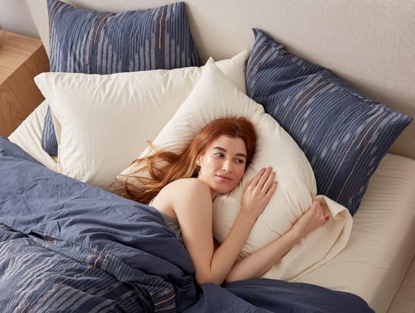 Morelia Organic Duvet Cover | Moonlight Blue