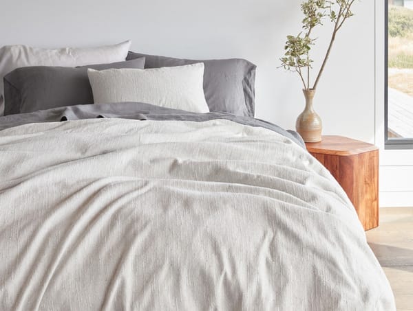 Toro Canyon Organic Duvet Cover | Sterling