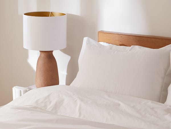 Heritage Organic Percale Sheets | Alpine White