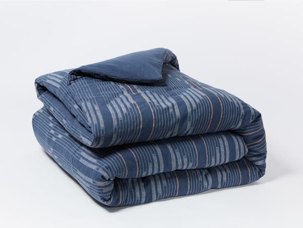 Morelia Organic Duvet Cover | Moonlight Blue