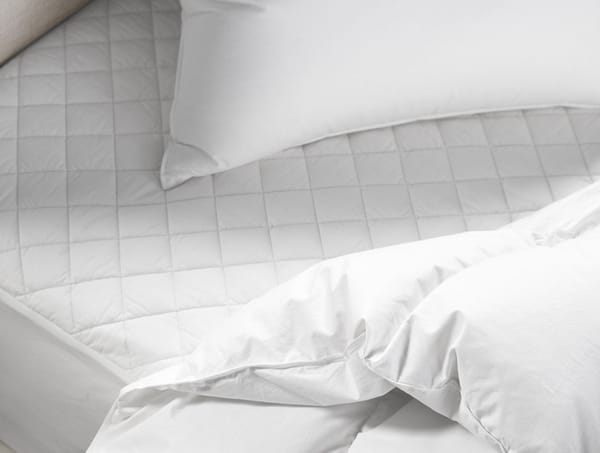 Organic Cotton Mattress Pad | White