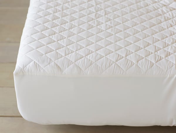 Organic Cotton Mattress Pad | White