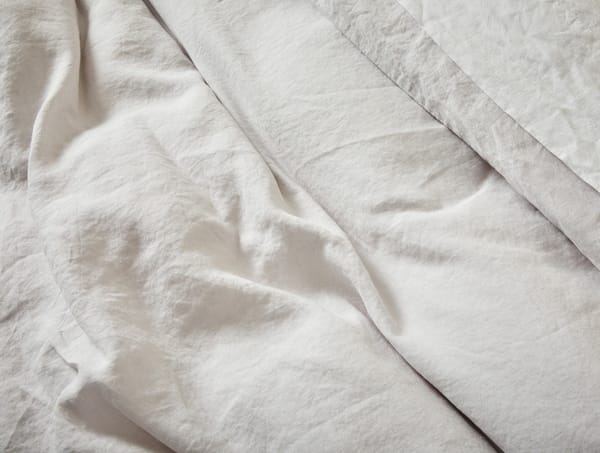Organic Relaxed Linen Sham | Fog