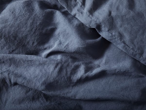 Organic Relaxed Linen Sham | Harbor Blue
