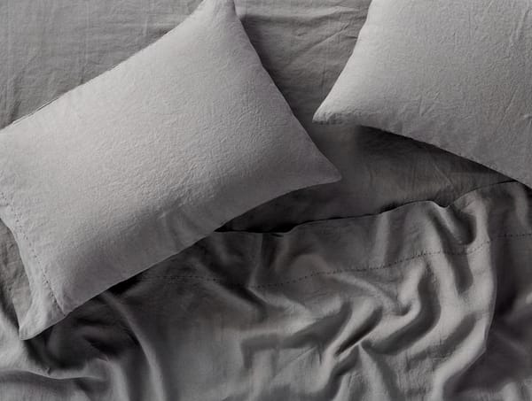 Organic Relaxed Linen Sheet Set | Slate