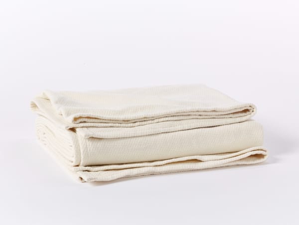 Sequoia Washable Organic Cotton & Wool Blanket | Undyed