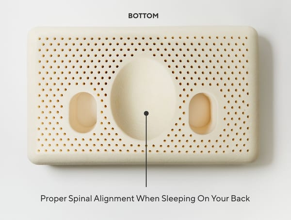 Turiya™ Organic Latex Pillow | Alpine White