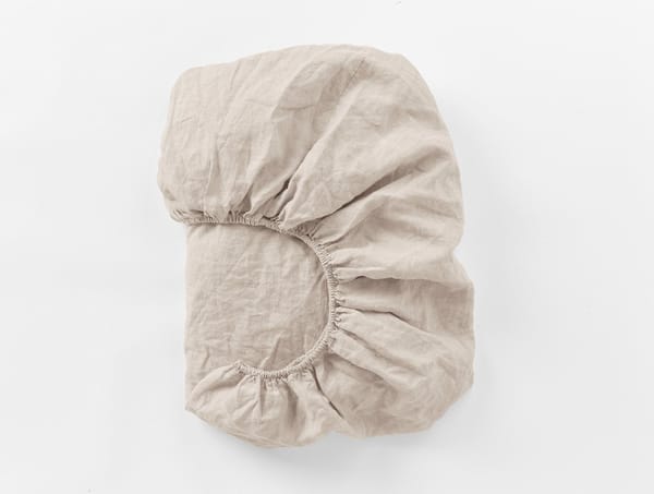 Organic Relaxed Linen Sheets | Natural Chambray