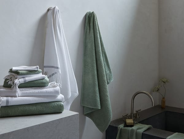 Air Weight® Organic Towels - Set of 6 | Sage
