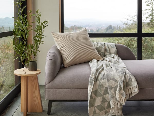 Marshall Organic Pillow Cover | Undyed w/Oyster