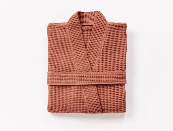 Unisex Organic Waffle Robe - Coyuchi | Sedona