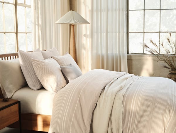 Little Sur Stripe Organic Duvet Set - Image 3
