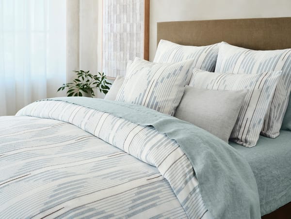 Morelia Organic Duvet Cover - Coyuchi | Wave