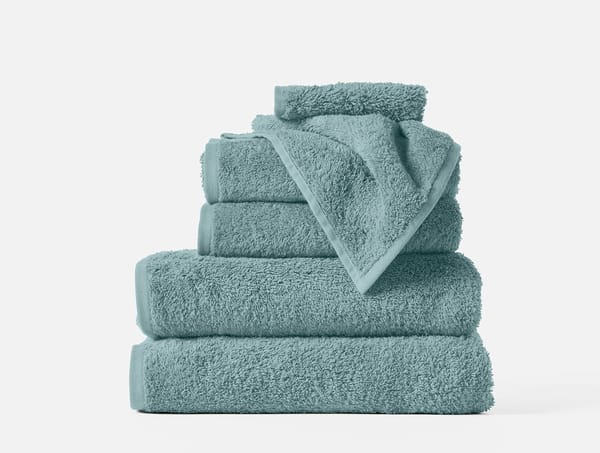 Cloud Loom™ Organic Towels | Pacific Blue