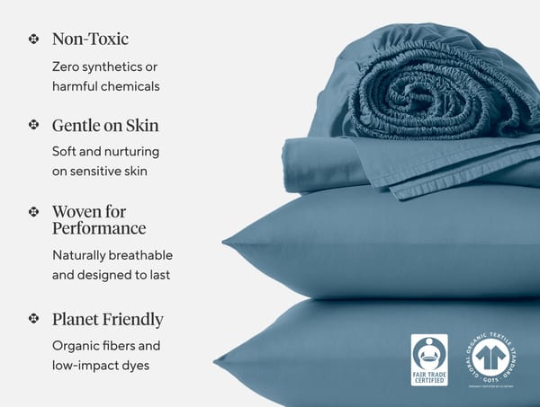 Classic Organic Sateen Sheet Set - Coyuchi | Graphite