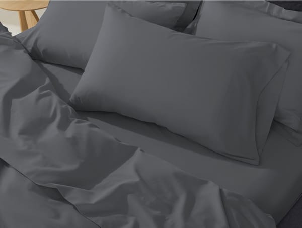 Classic Organic Sateen Sheet Set - Coyuchi | Graphite