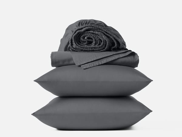 Classic Organic Sateen Sheet Set - Coyuchi | Graphite