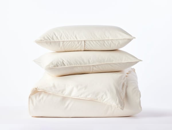 Organic Crinkled Percale™ Duvet Set | Undyed