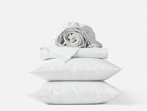 Organic Print Percale Sheet Set - Coyuchi | Tidal Patina