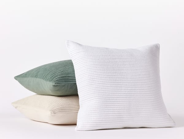 Marshall Organic Pillow Cover | Alpine White