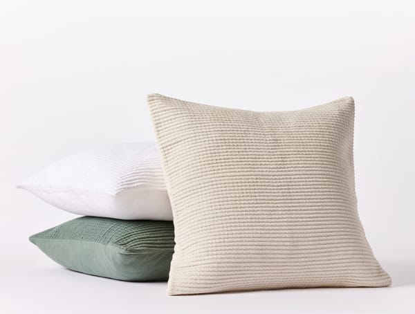 Marshall Organic Pillow Cover | Undyed w/Oyster
