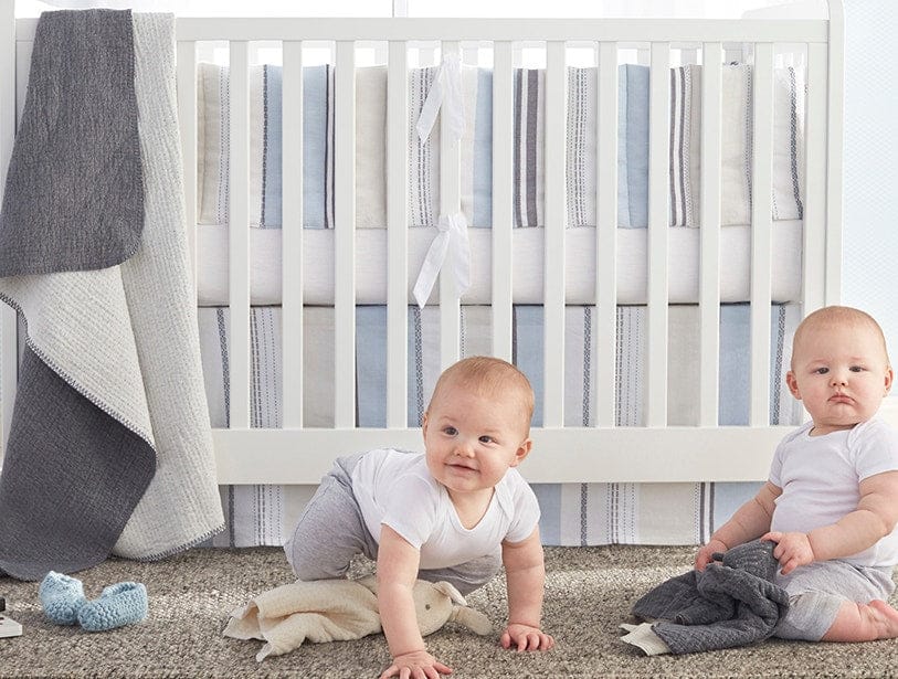 Cozy Cotton Organic Baby Blanket | Charcoal