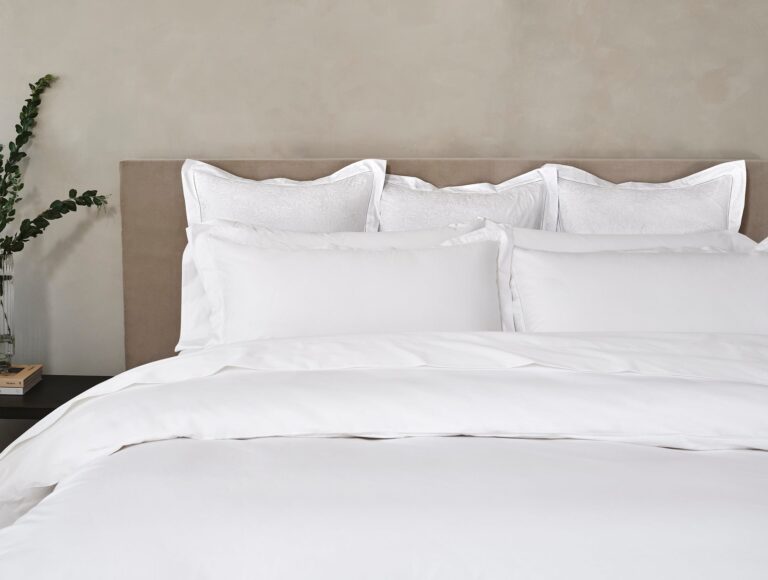 Heirloom Organic Sateen Duvet Cover - Coyuchi | Alpine White