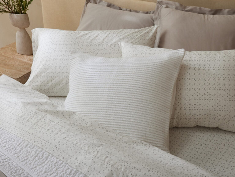 Marshall Organic Pillow Cover | Alpine White